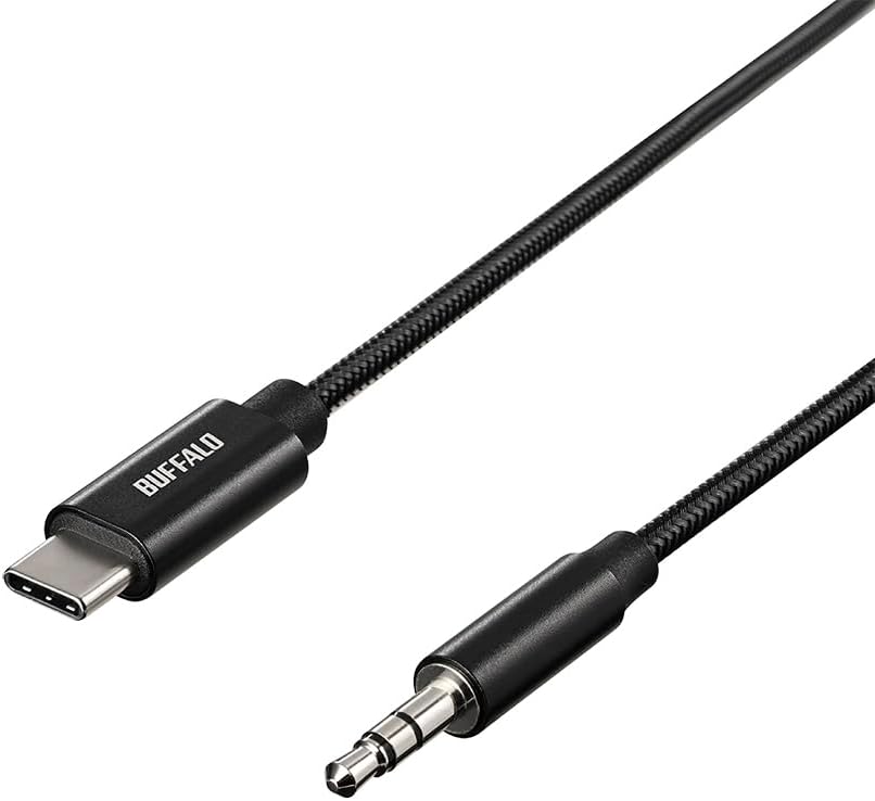 Detalle de バッファロー BSMPC3515BK USB Type-C to 3.5mmオーディオ変換ケーブル DAC搭載・ハイレゾ対応