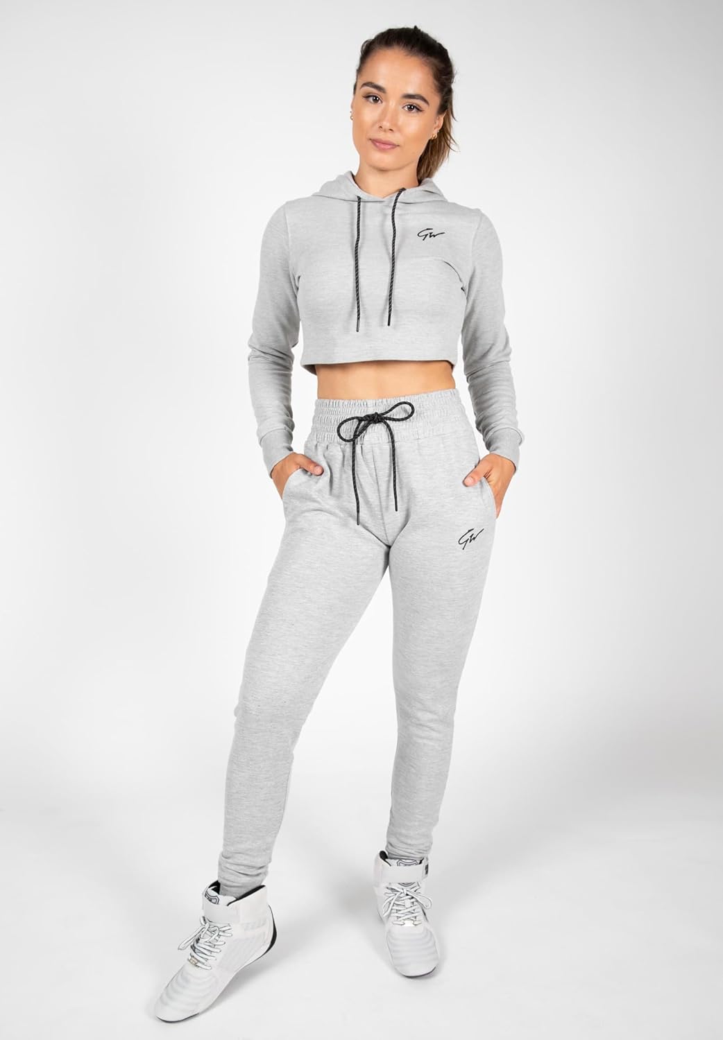 Detalle de Gorilla Wear Pixley – damskie spodnie dresowe o kroju slim fit