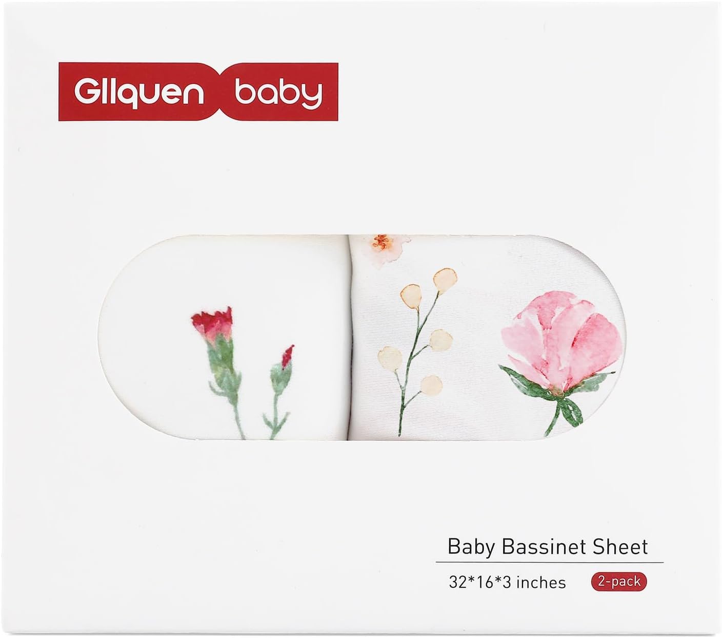 Thumbnail 6 de GLLQUEN BABY Moses Basket Fitted Sheet 81x41cm