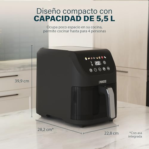 Thumbnail 1 de Princess Slim Airfryer 5,5 L 🥘 Cocina sin aceite y silenciosa