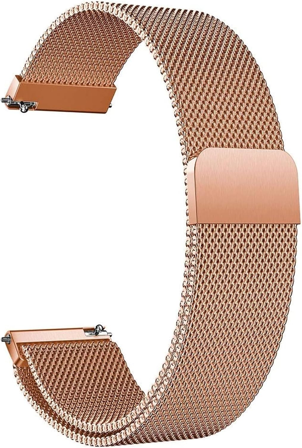 Detalle de LYYLTX Edelstahl Mesh Uhrenarmband 20mm