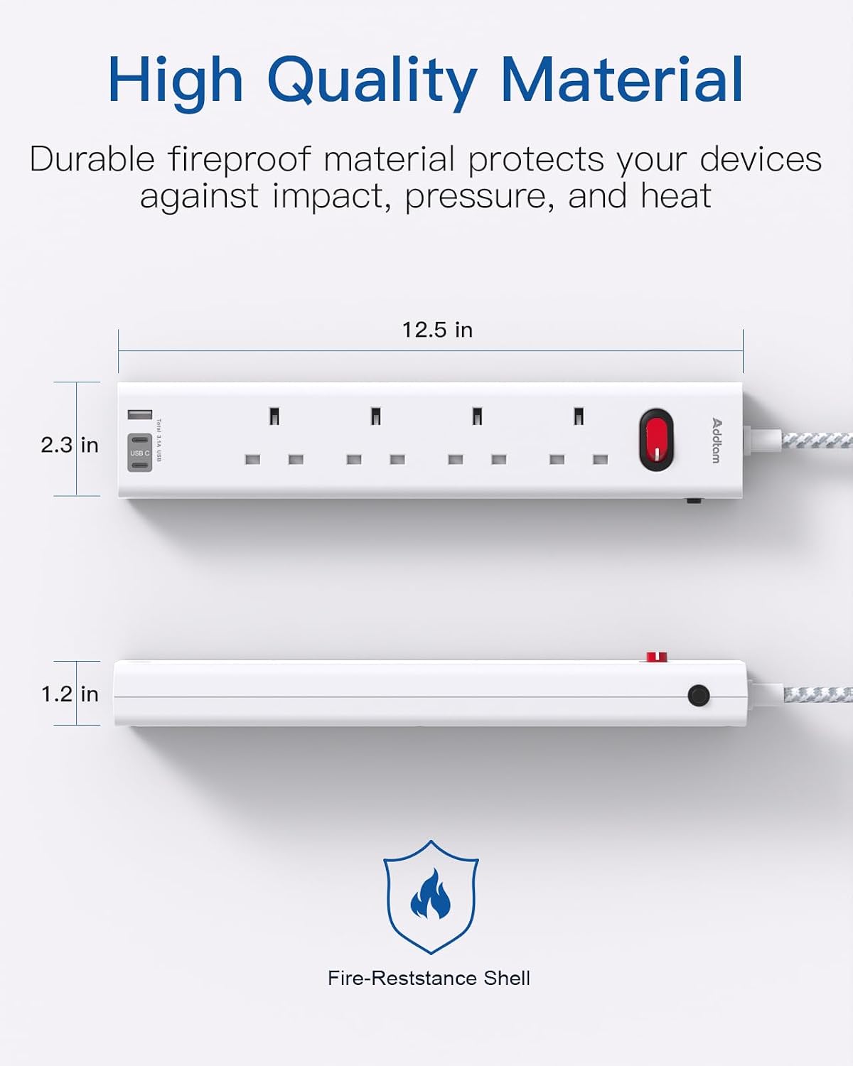 Thumbnail 5 de Extension Lead with 3 USB Slots