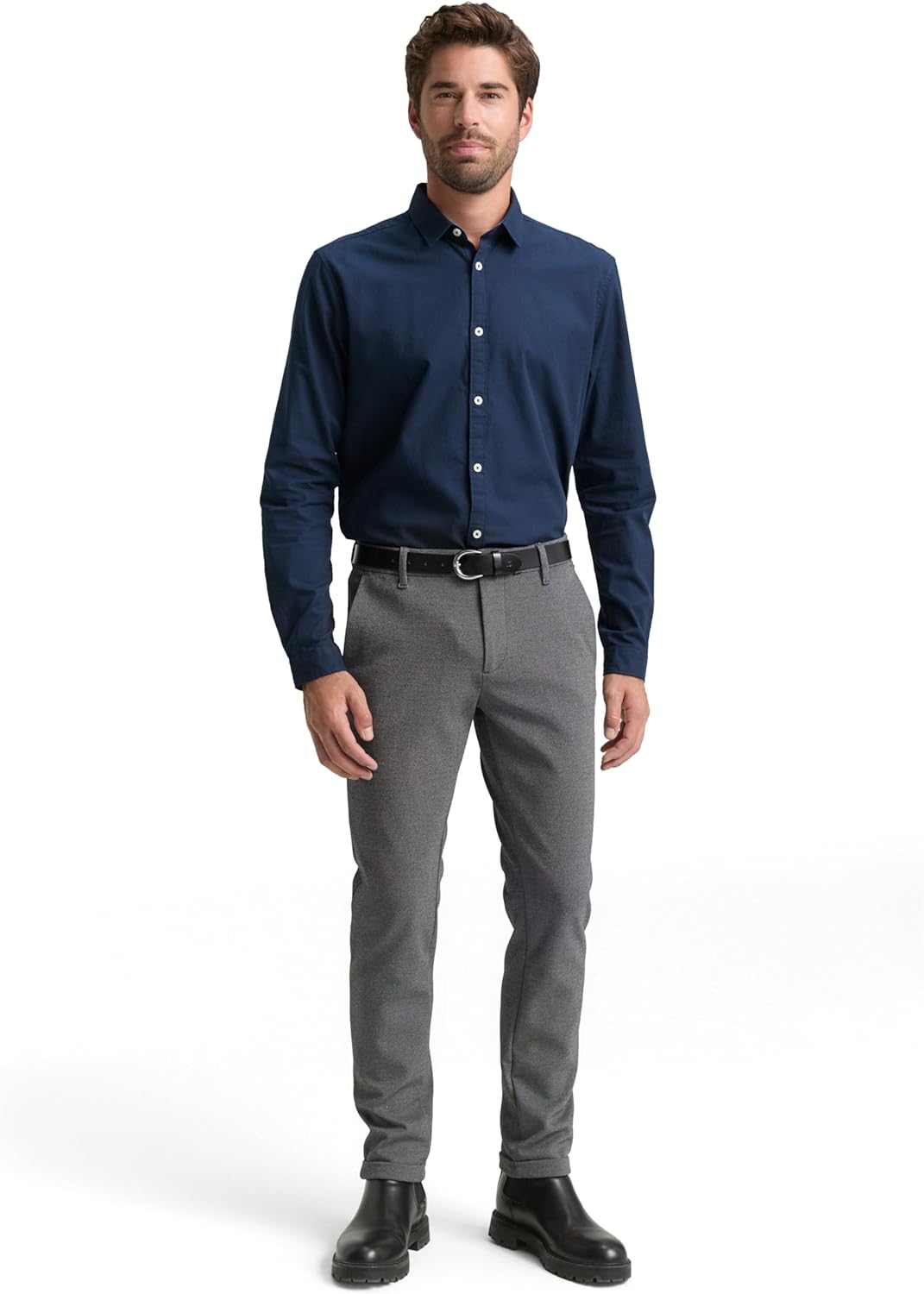 Thumbnail 1 de TOM TAILOR Herren Slim Fit Hemd mit feiner Struktur