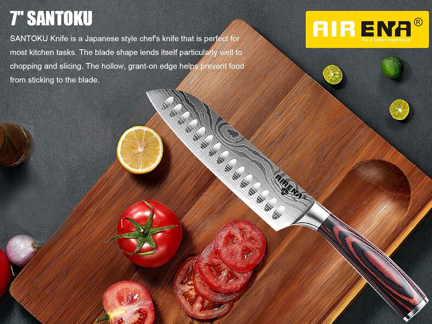 Thumbnail 2 de Juego de cuchillos de acero al carbono 🔪 - Estuche regalo