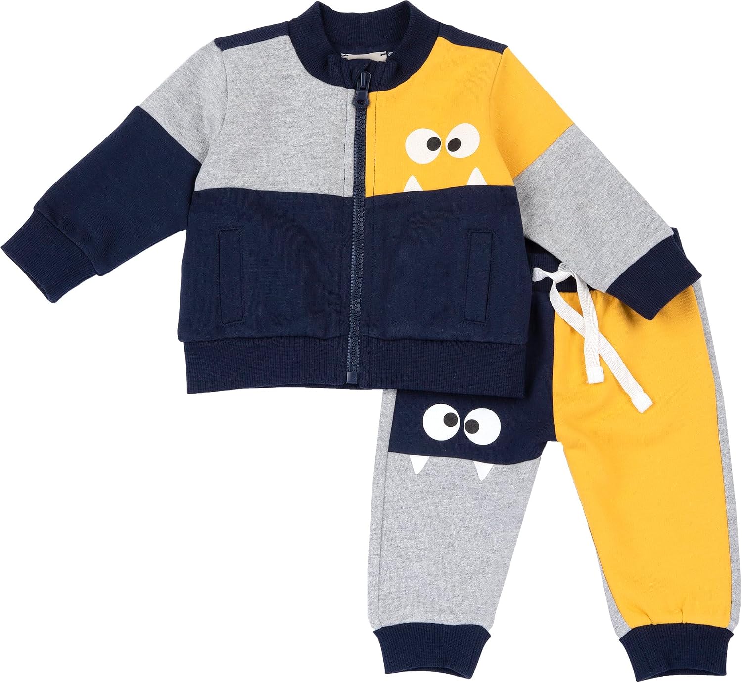 Detalle de Chicco Ensemble Deux Pièces : Sweat Zippé et Pantalon Survêtement Garçon