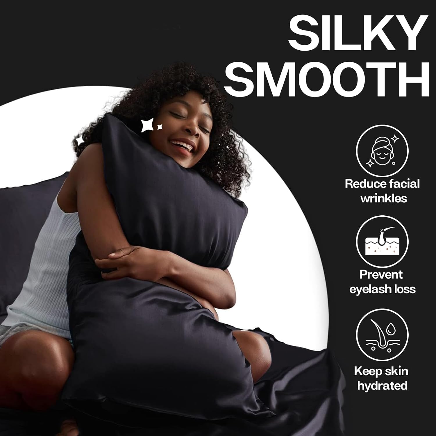 Thumbnail 3 de MR&HM Satin Pillowcase 20x30 Queen 2-Pack
