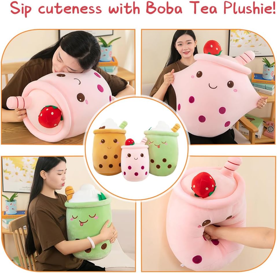 Thumbnail 2 de AMOZO Bubble Tea Plush Pillow 50cm