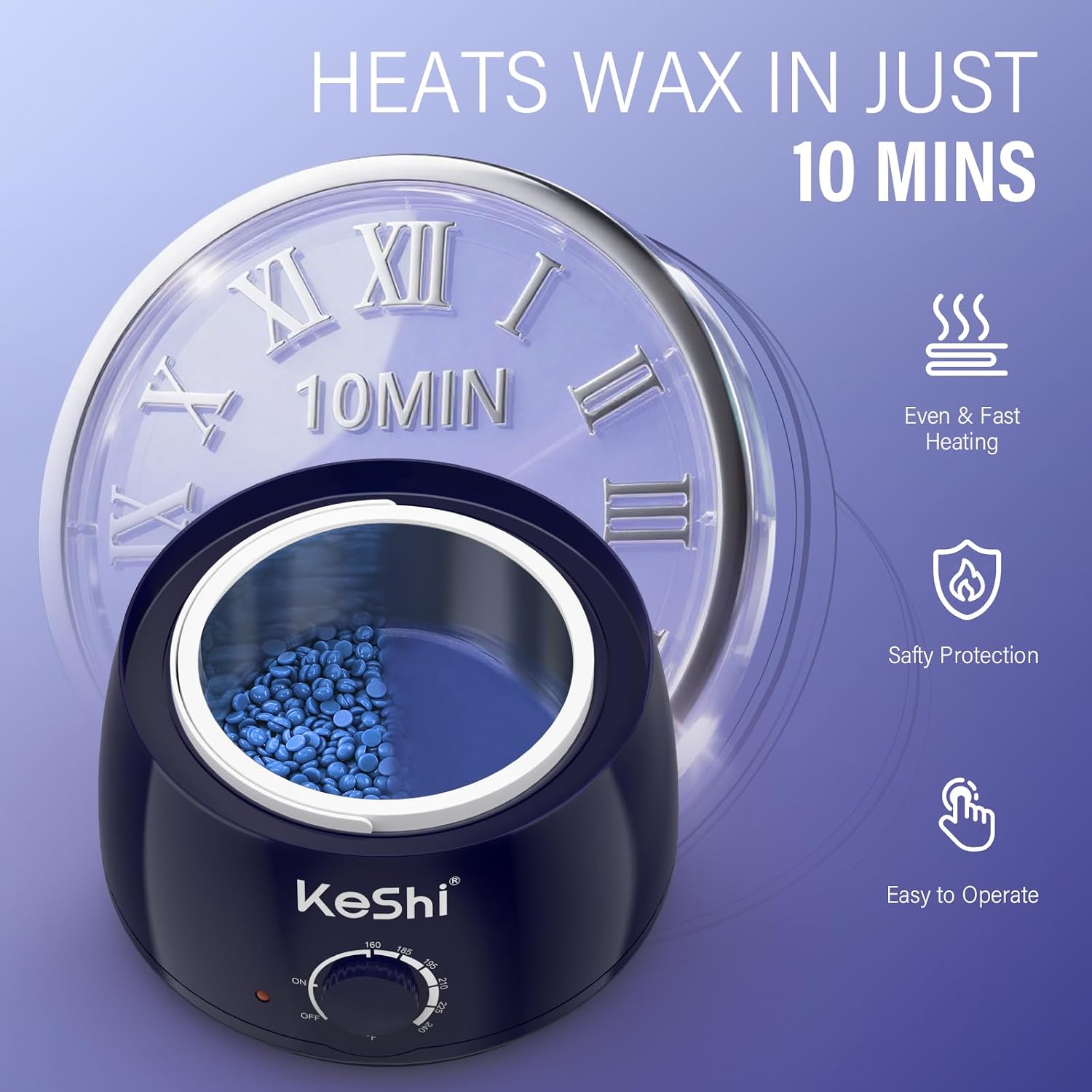 Detalle de KeShi Waxing Kit 500 mL