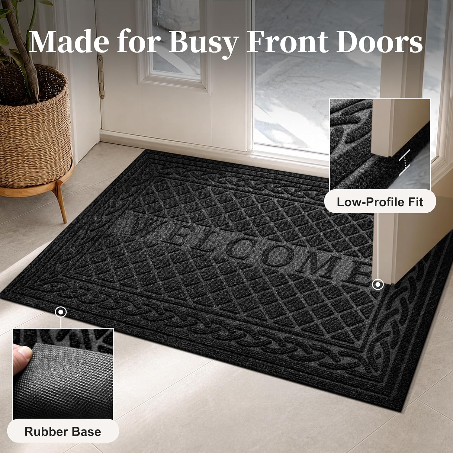 Detalle de Mibao Welcome Mat, 17" x 30
