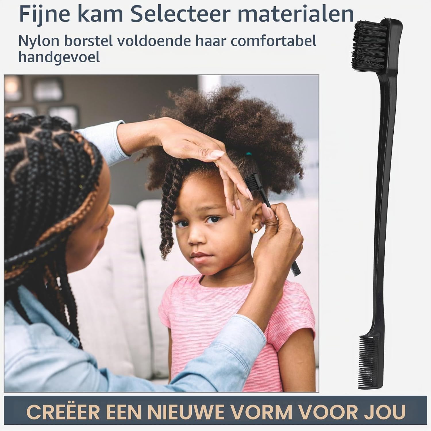 Thumbnail 6 de LORSEX haarborstelset voor natuurlijk haar met 200 ml sprayfles