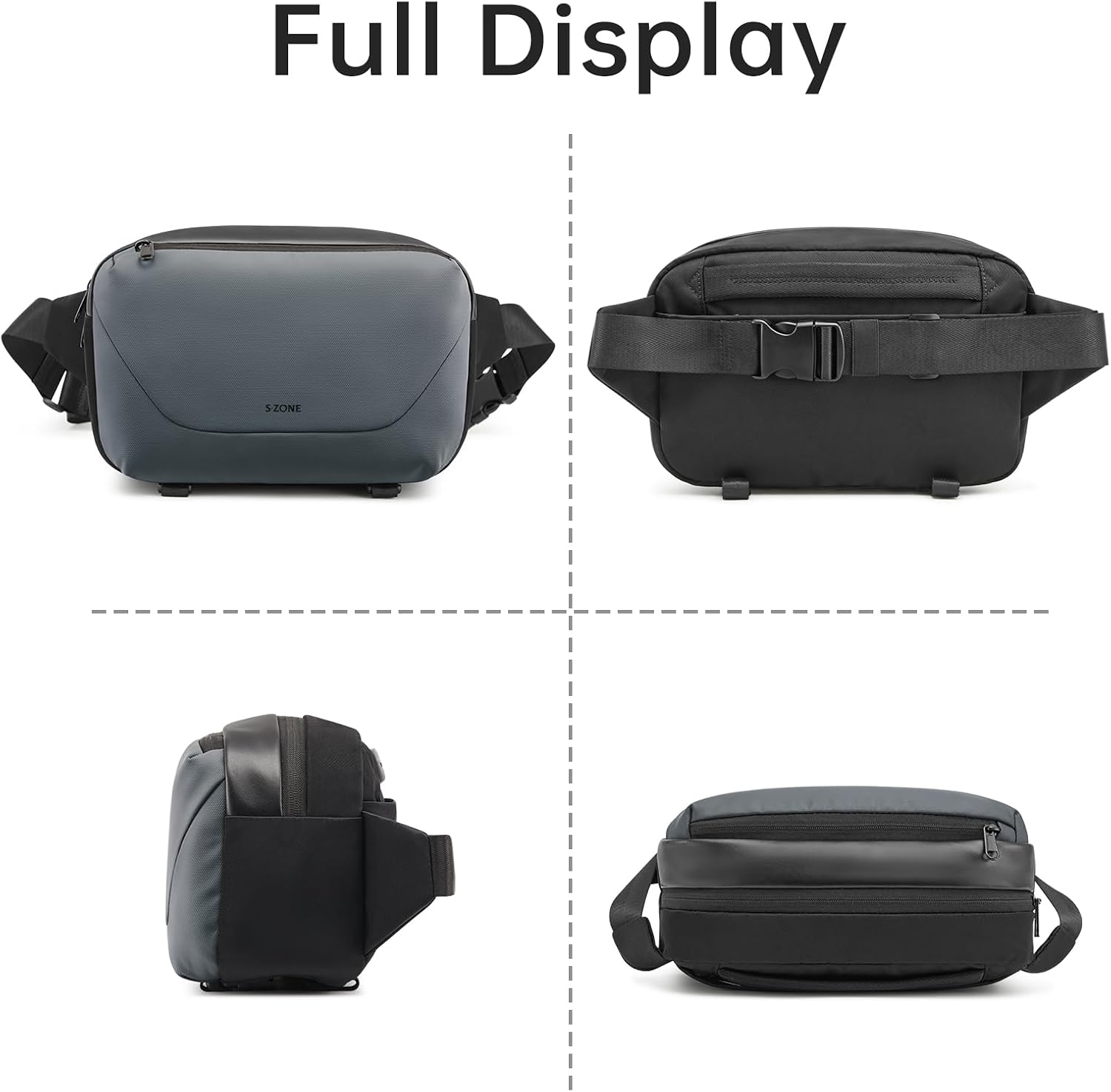Thumbnail 6 de S-ZONE 2 in 1 Camera Bag: Waterproof Sling Bag for DSLR/Mirrorless with Tripod Holder