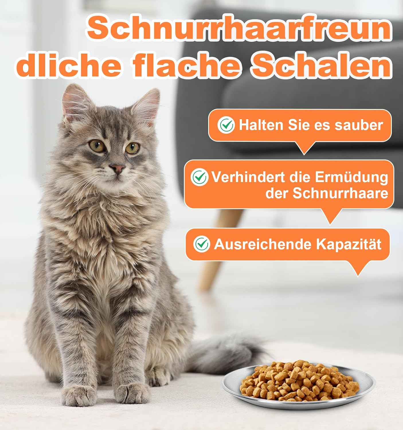 Thumbnail 4 de Supet Katzennapf 17 cm whiskerfreundlich