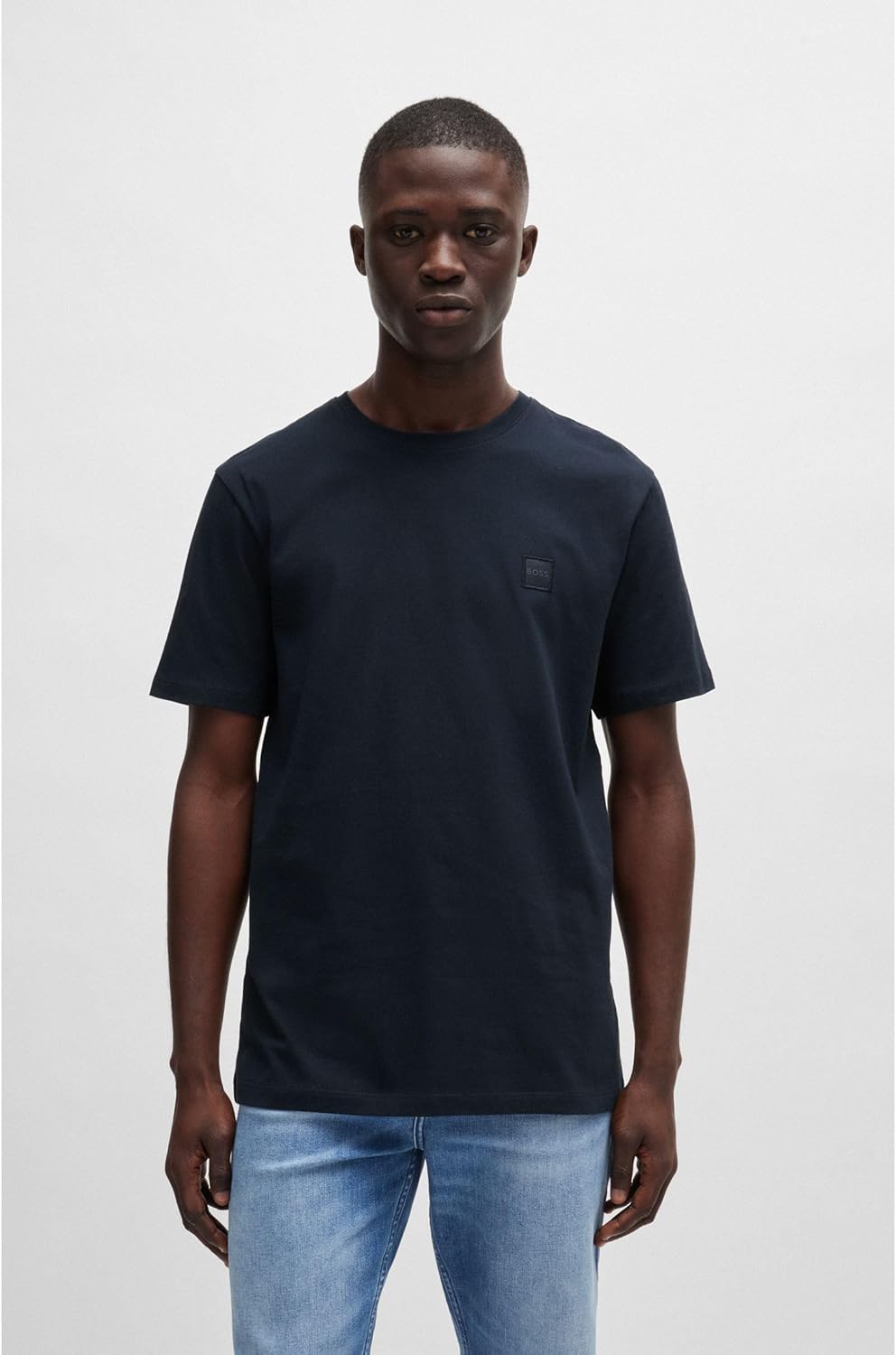 Thumbnail 6 de BOSS Herren Tales Relaxed-Fit T-Shirt aus Baumwoll-Jersey mit Logo-Aufnäher