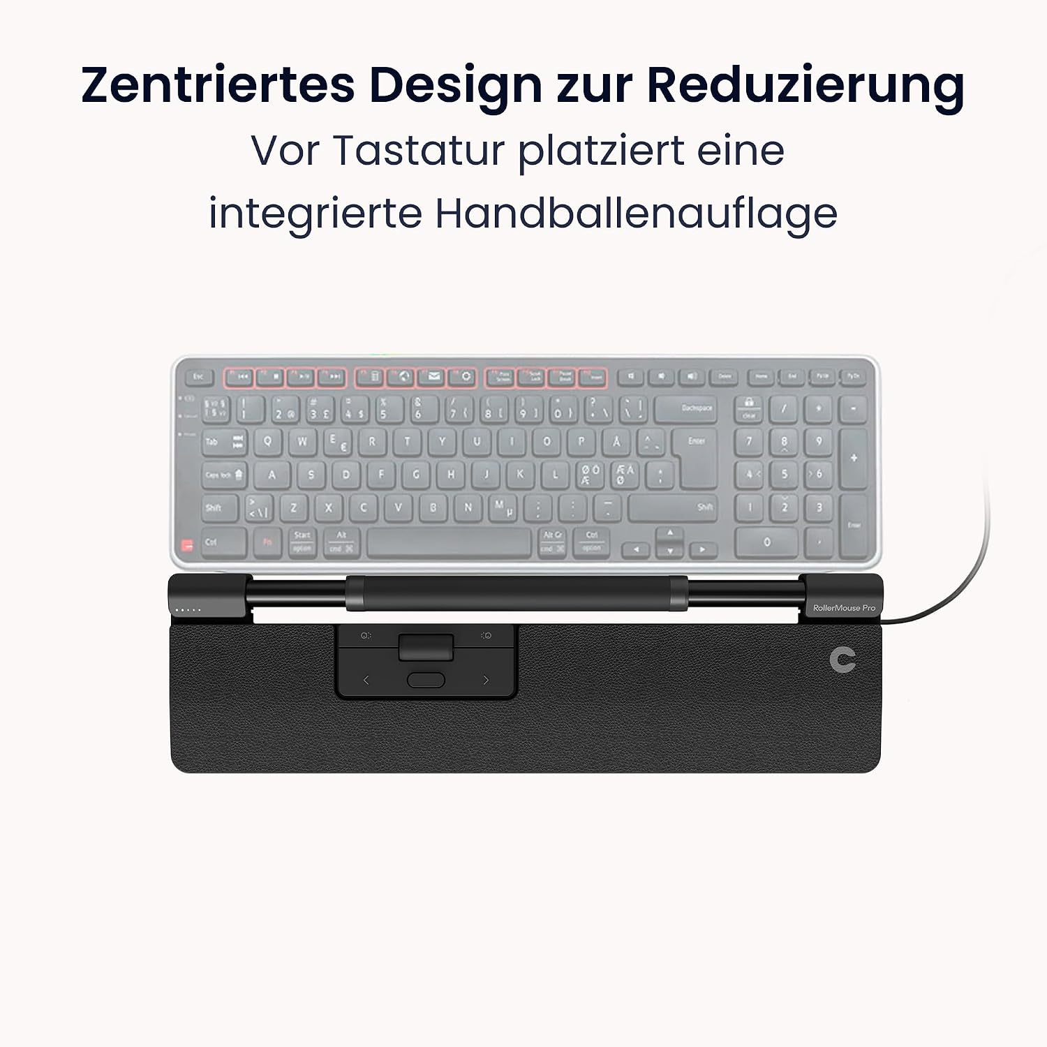 Detalle 2 de Contour RollerMouse Pro Slim ergonomische Maus