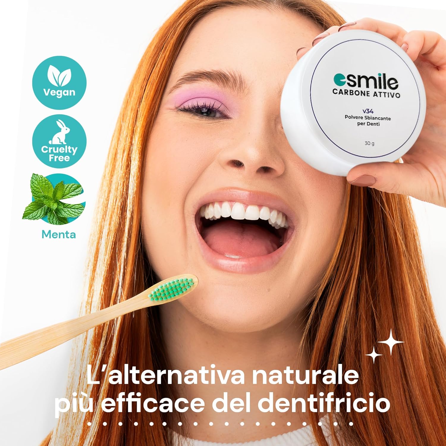 Detalle 2 de ESMILE Polvere Sbiancante Denti 30g