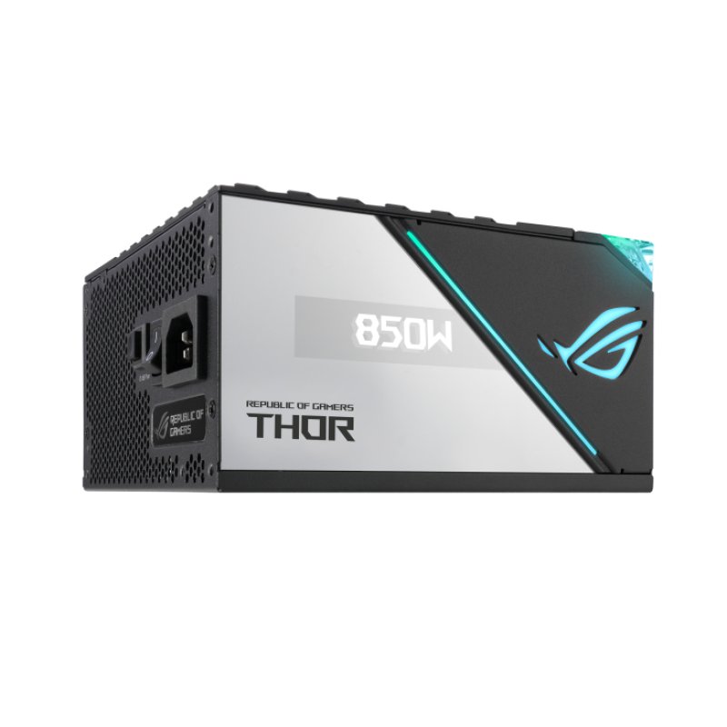 Detalle 2 de ASUS ROG Thor 850P2: fuente modular de 850 W con certificación 80 Plus Platinum y OLED