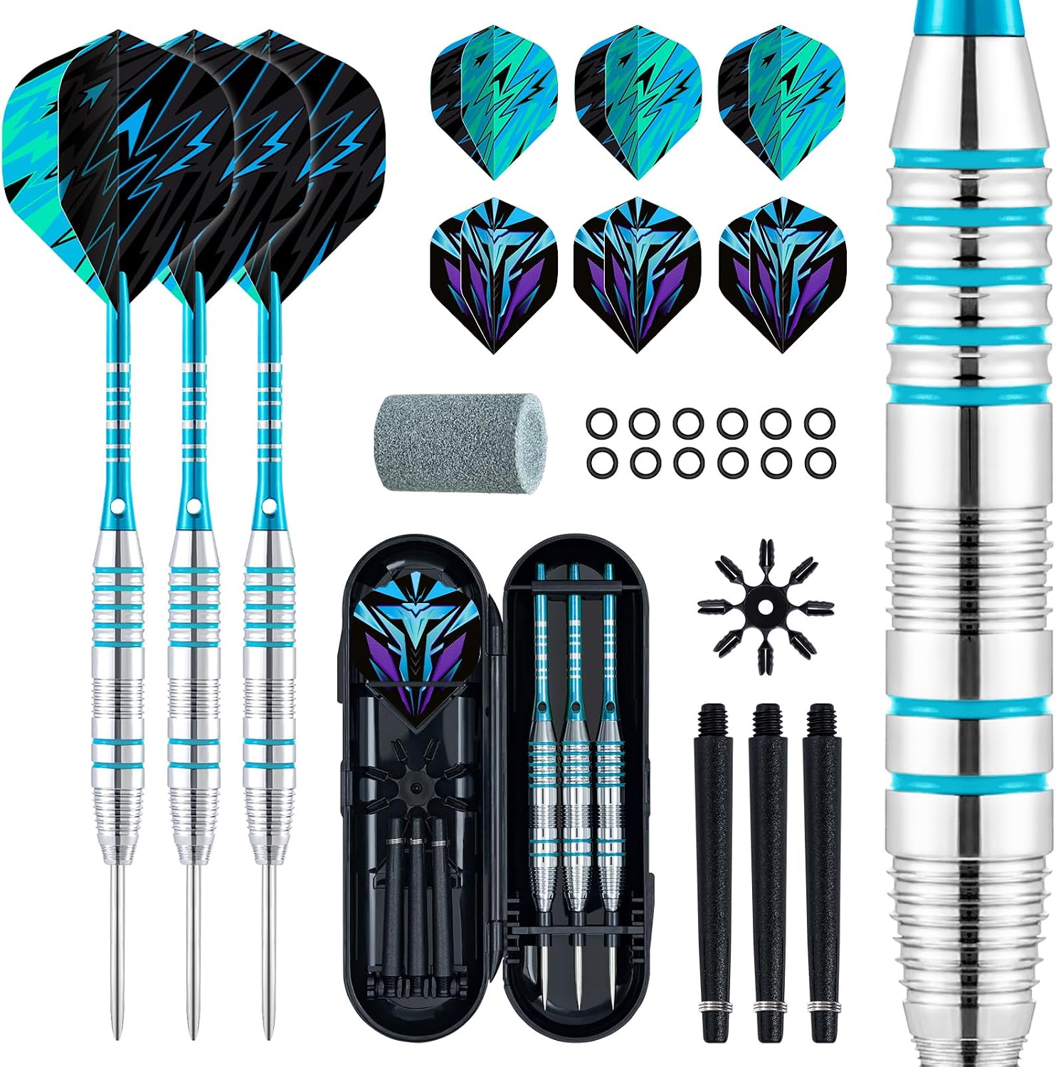 XAWU 24g Steel Tip Darts Set