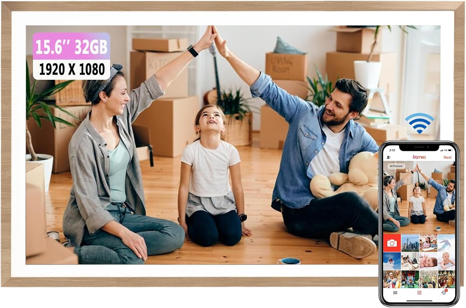 Thumbnail 6 de ACDOKE 10,1 Zoll Digitaler Bilderrahmen WLAN