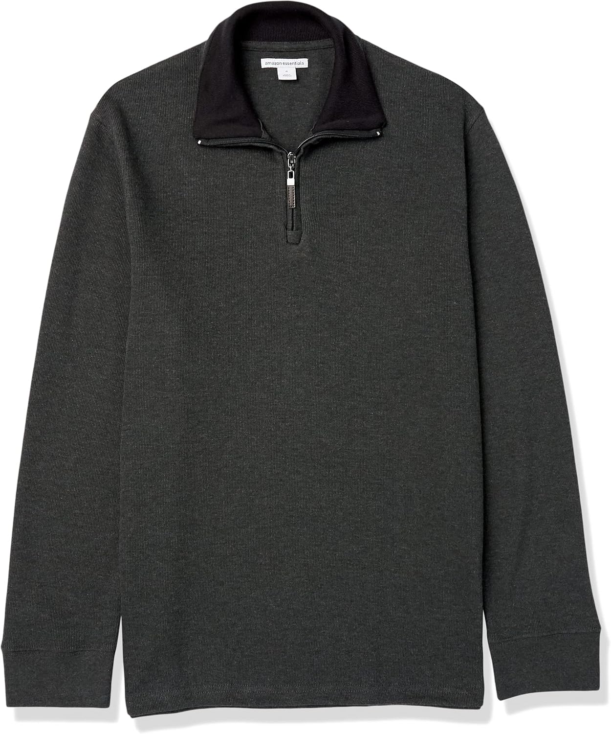 Thumbnail 5 de Herren Pullover mit Viertelreißverschluss aus französischem Rippstrick (Normale Passform)