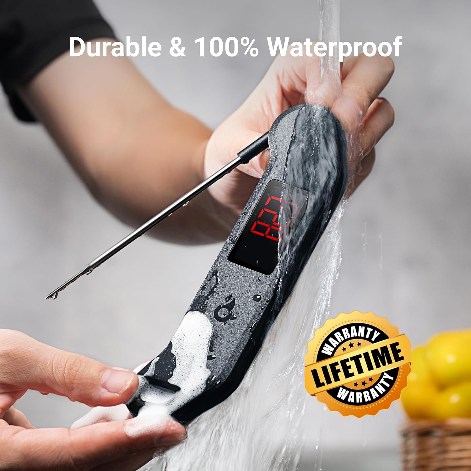 Detalle 2 de ThermoMaven Digital Meat Thermometer, 1-Second Read, ±0.5°F Accuracy