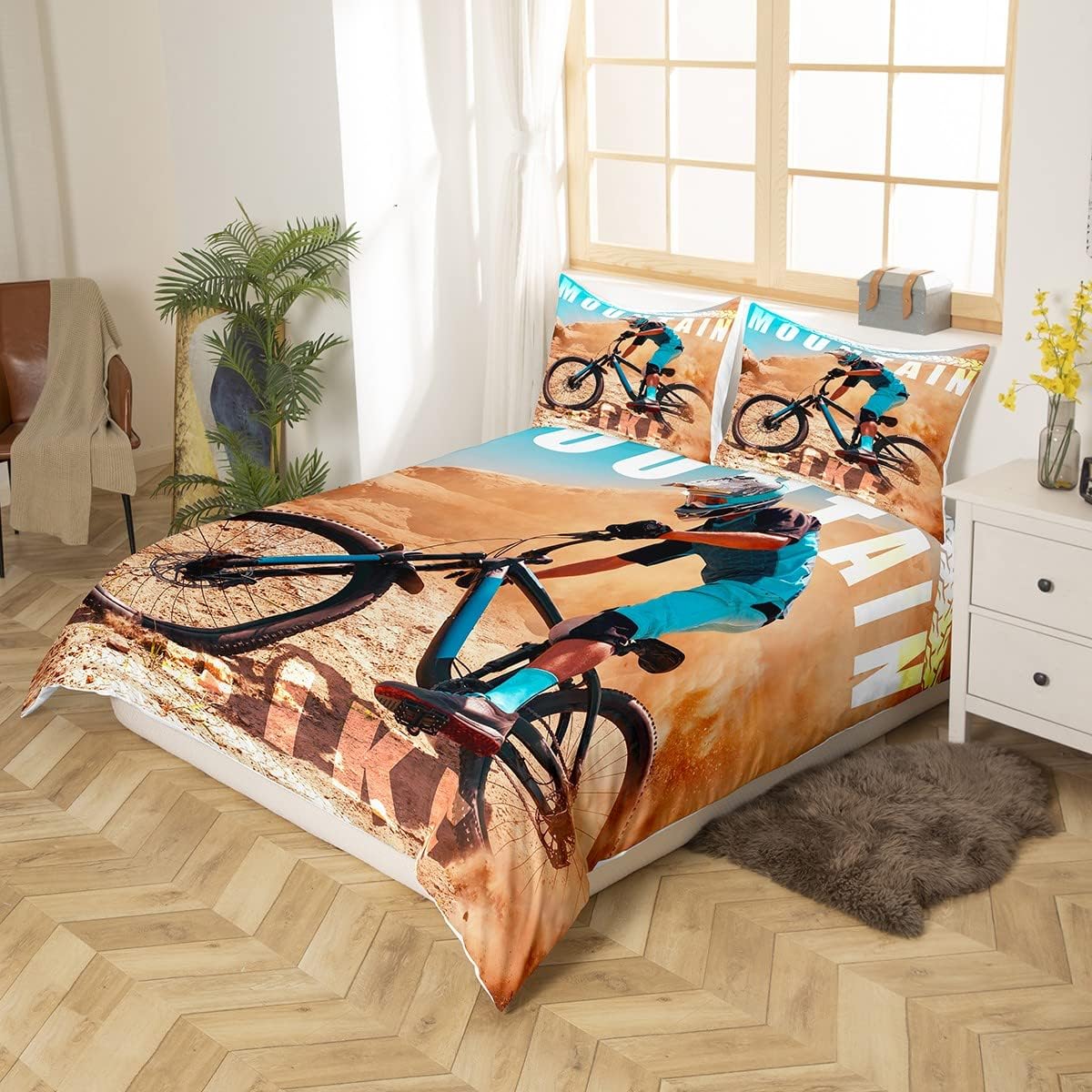 Thumbnail 1 de Junge Mountainbike Bettwäsche – Teenager Set, 135x200 bis 220x240