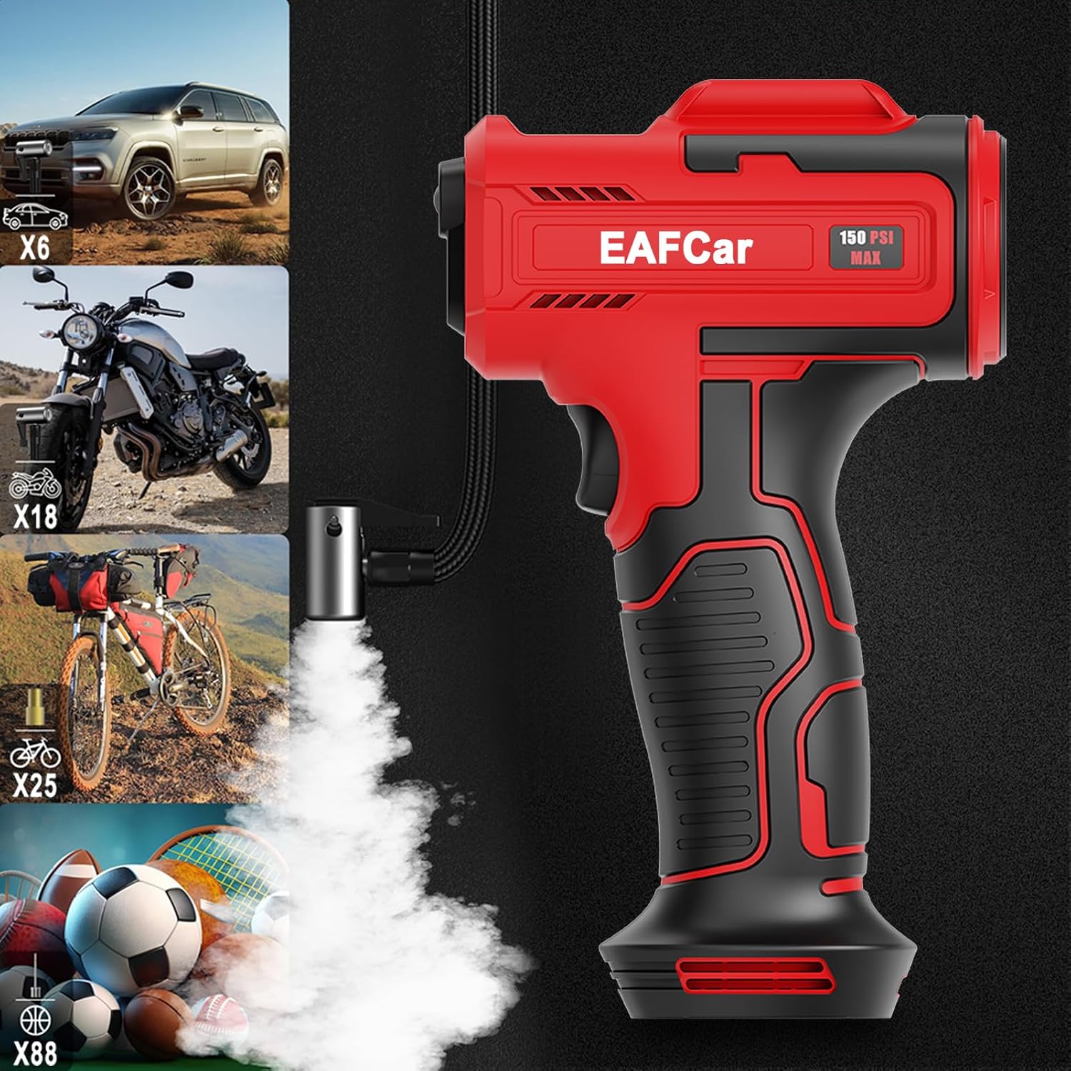 Thumbnail 1 de EAFCar Cordless Tyre Inflator 150 PSI ⛽