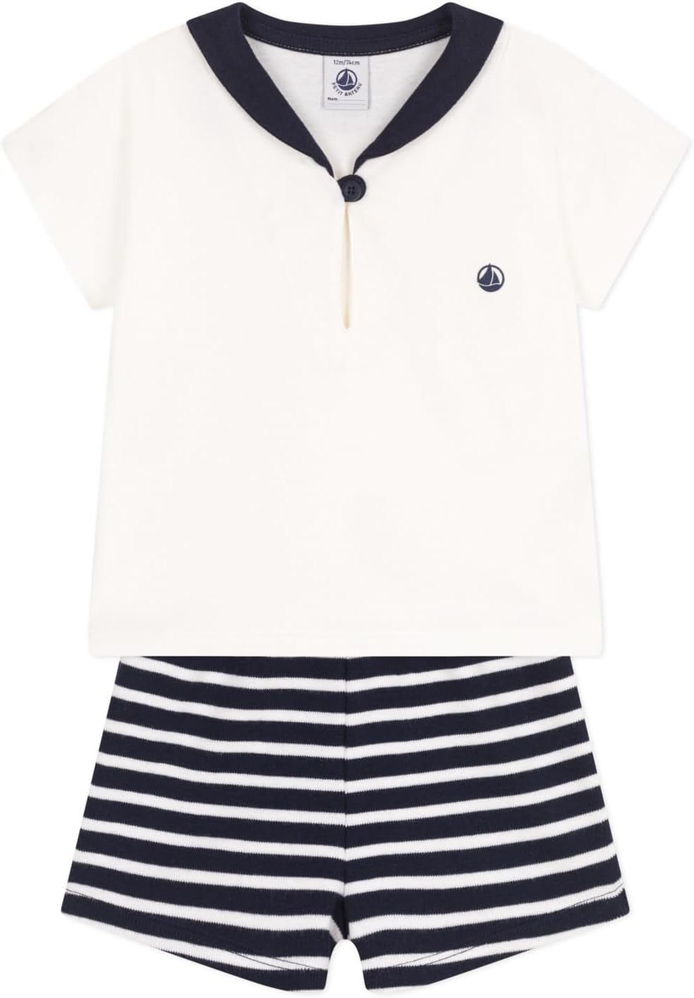 Thumbnail 2 de Petit Bateau A0cpa Ensemble 2 Pièces Bébé garçon – coton, deux pièces