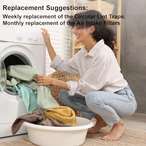 Detalle de AVAKKER 12pcs Tumble Dryer Filter Replacement Kit
