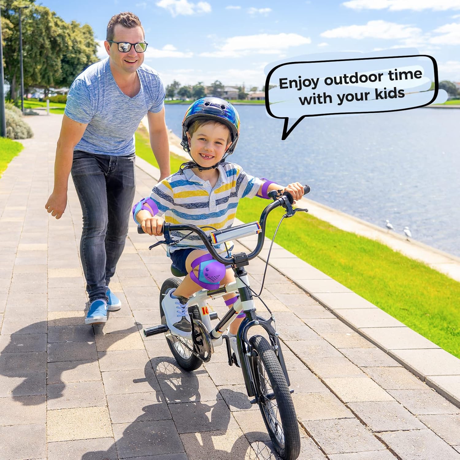 Thumbnail 3 de Kids Youth Protective Gear Set for Skating 🛴