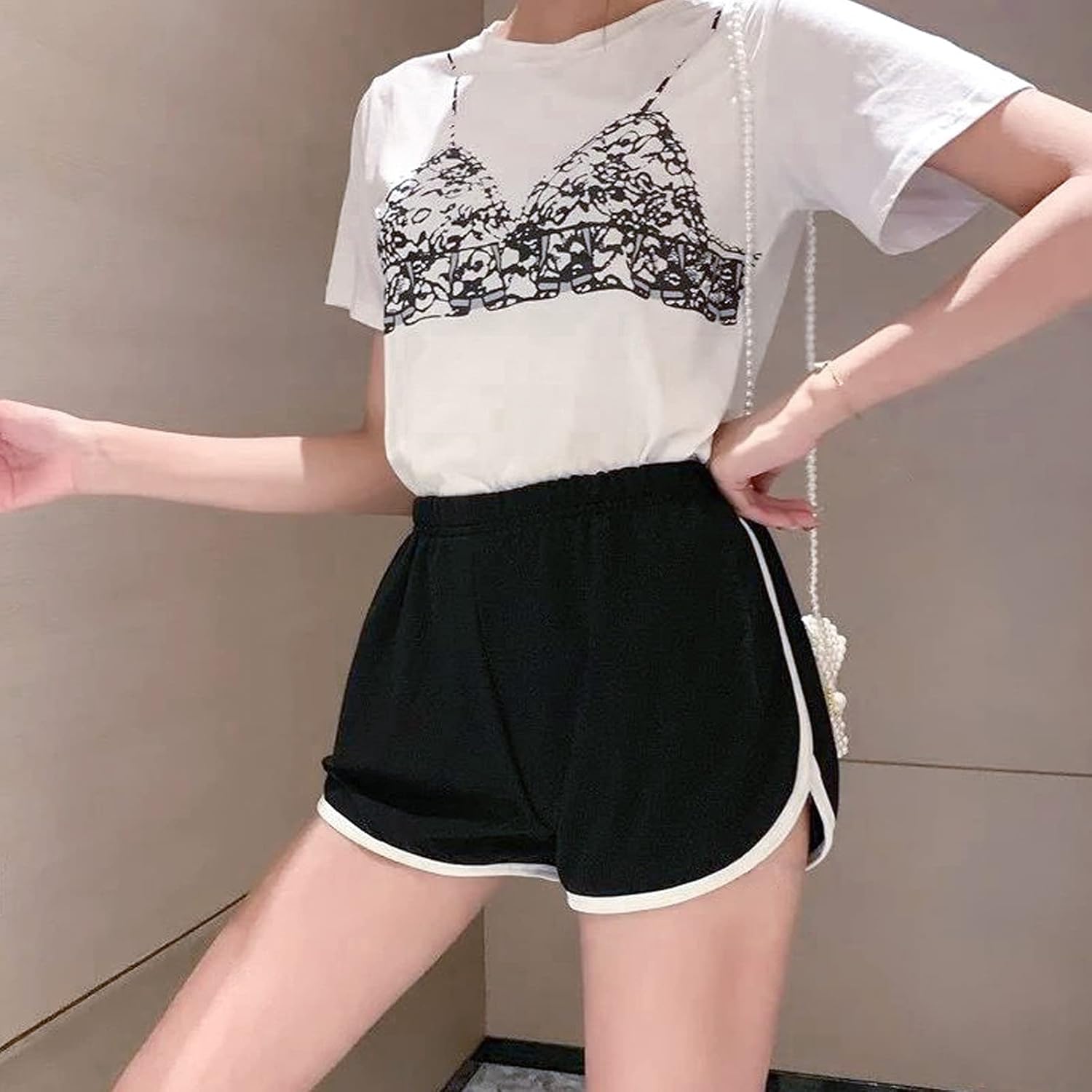 Thumbnail 2 de Cameway 4 Pack Women's Cotton Yoga Shorts