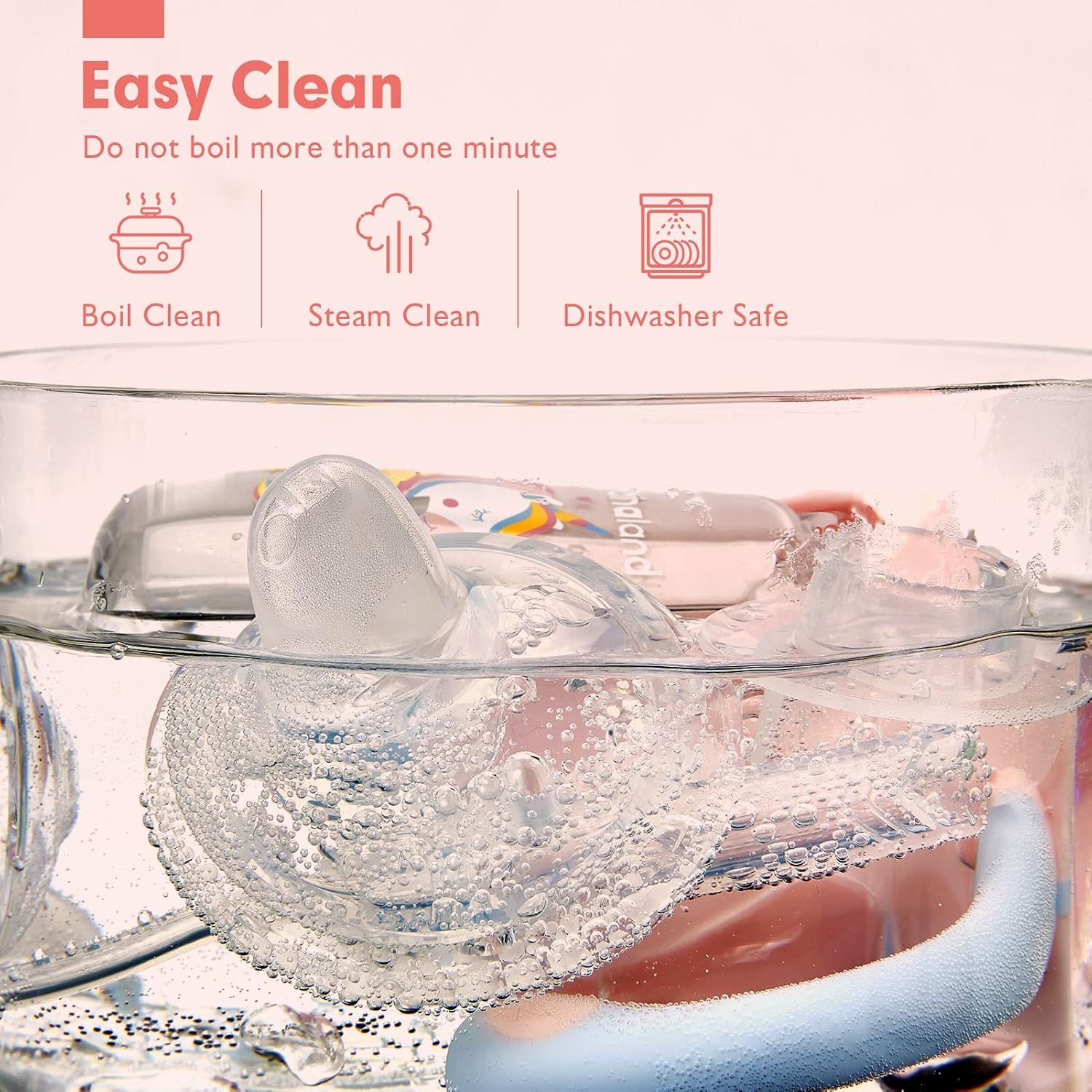 Thumbnail 5 de hahaland tazza 2 in 1 antigoccia per bambini con beccuccio e cannuccia 240 ml (silicone, dinosauro) – 6-12 mesi