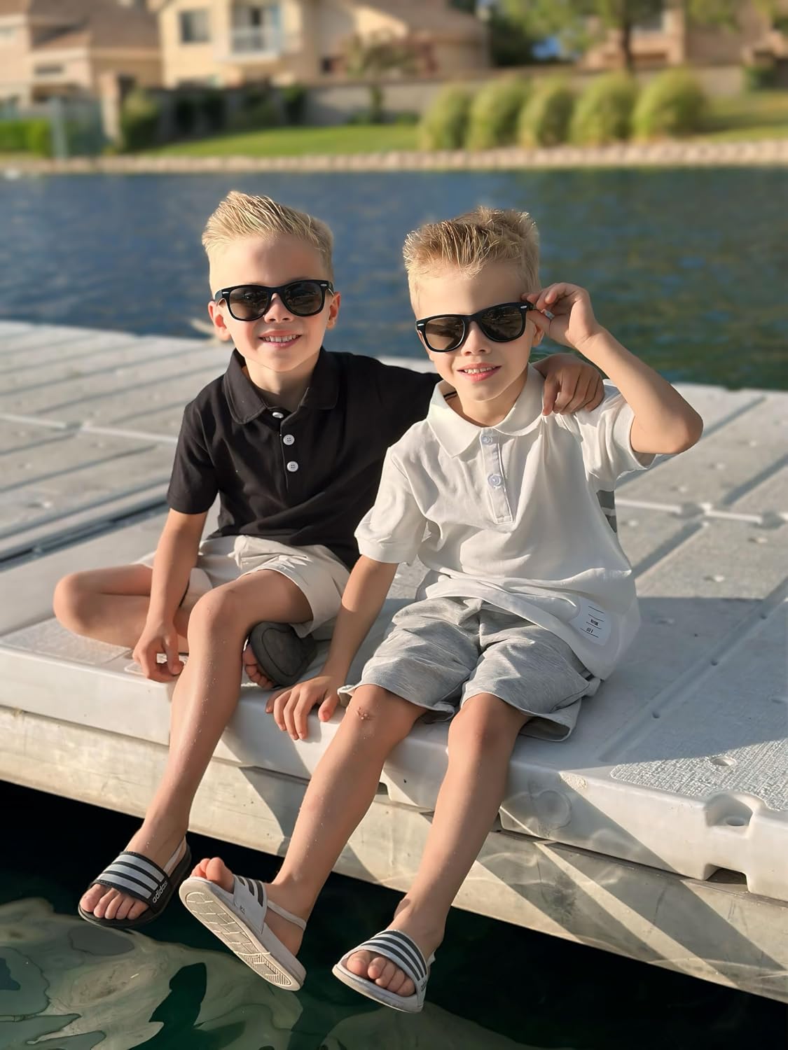 Thumbnail 3 de Volunboy Toddler Boys Summer Polo Set: Short Sleeve Top and Elastic Shorts (1–6 Years)