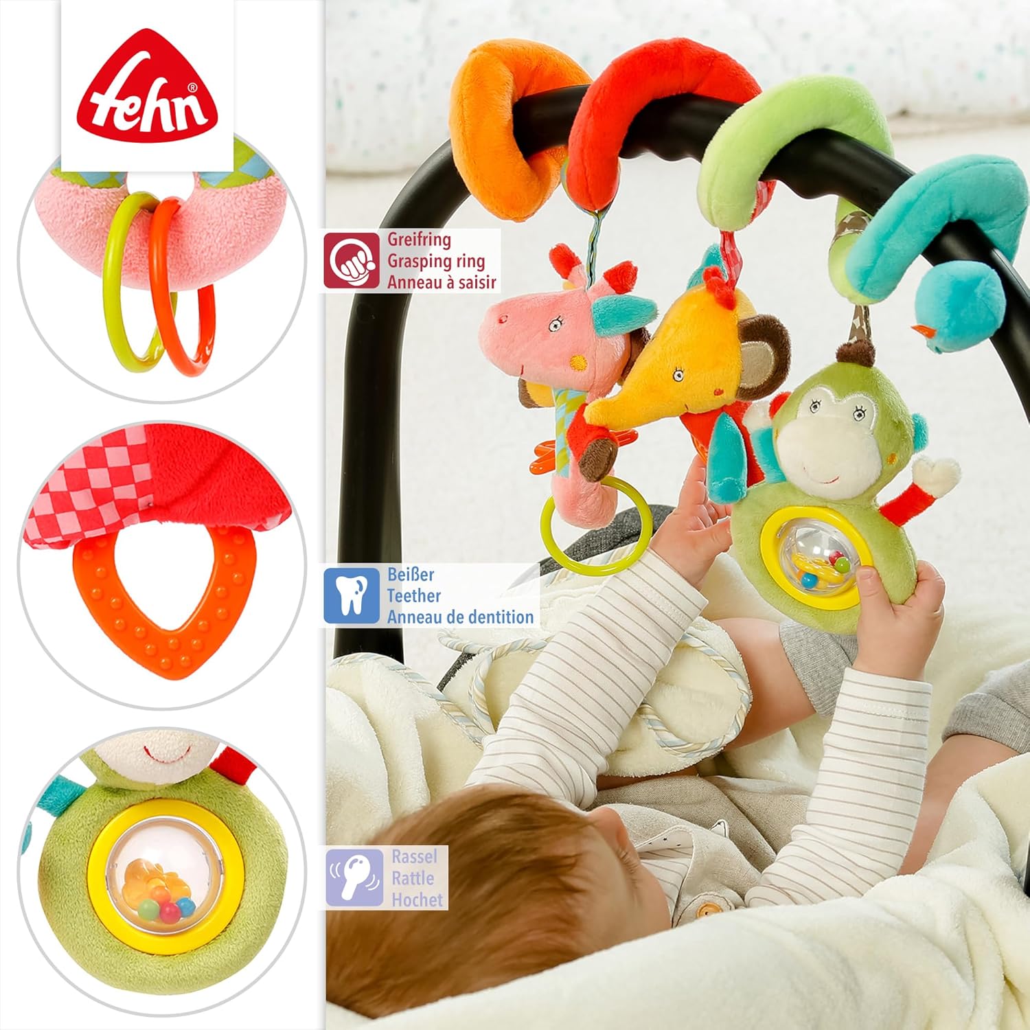 Detalle 2 de Fehn Activity Spirale Safari 30 cm