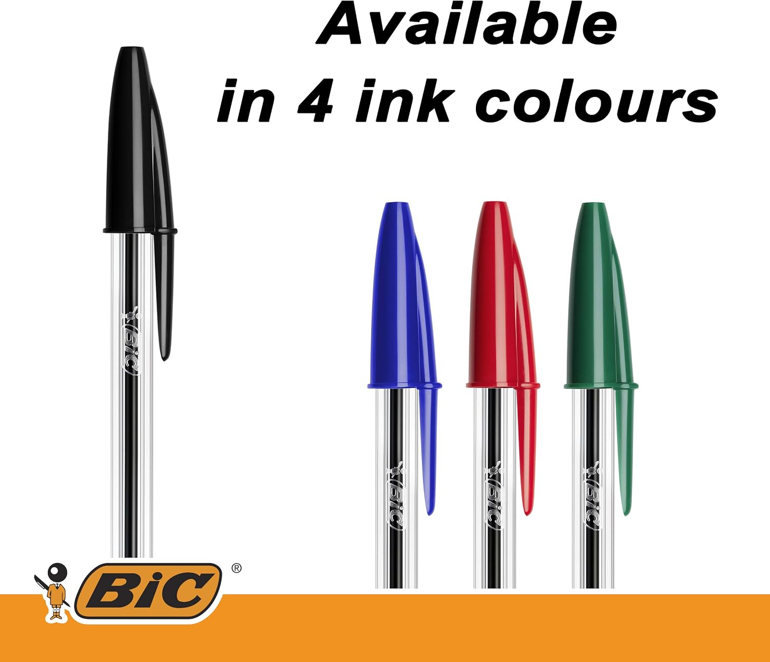 Detalle de BIC Cristal Original Kugelschreiber 0,4 mm 100er Pack