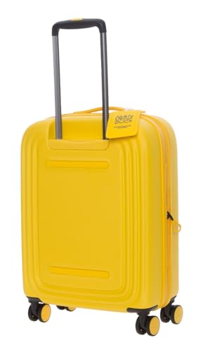 Detalle 2 de Mandarina Duck Logoduck + P10szv, Maleta Amarilla 🧳 40x55x20 cm