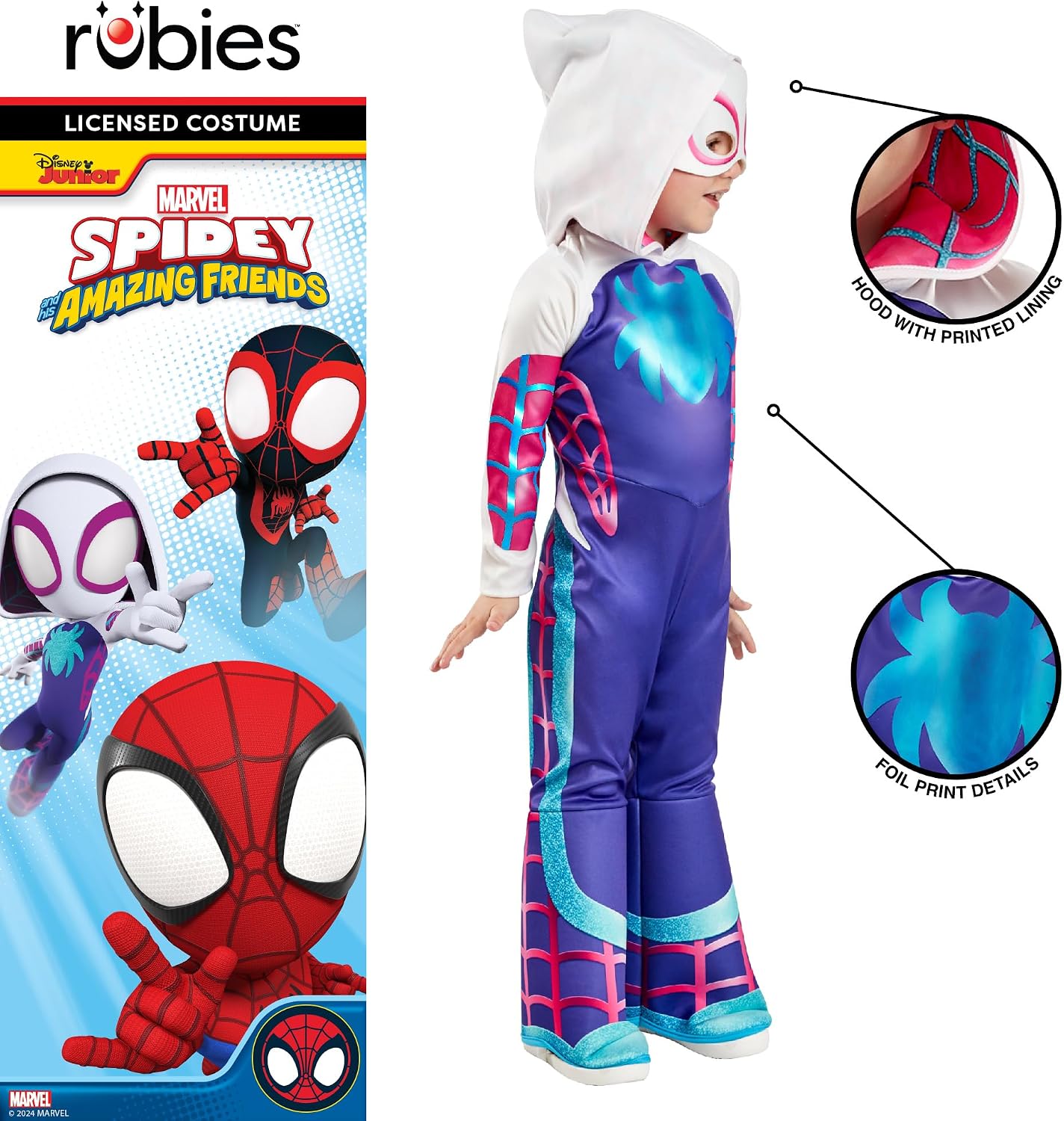 Thumbnail 3 de Rubie’s Ghost Spider toddler costume