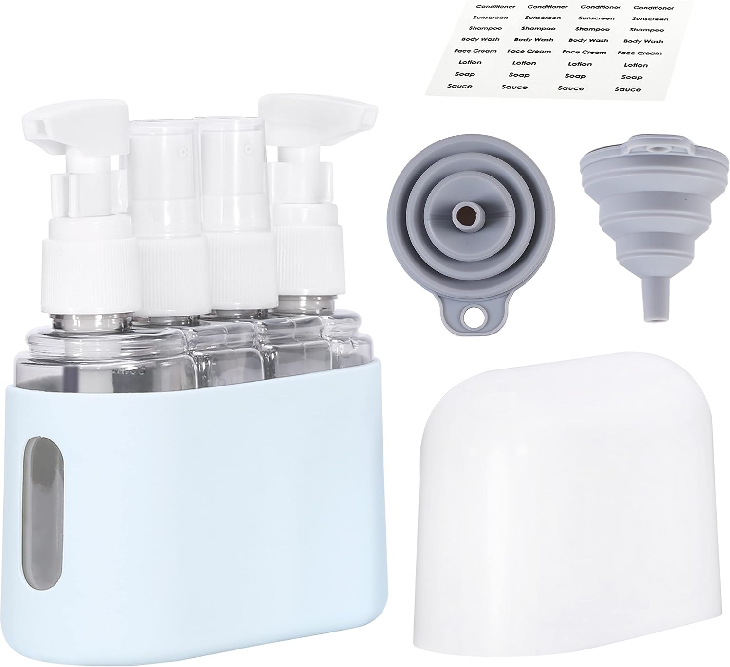 Thumbnail 5 de Bpluma Travel Bottles: Leak-Proof TSA-Approved Toiletry Containers with Labels
