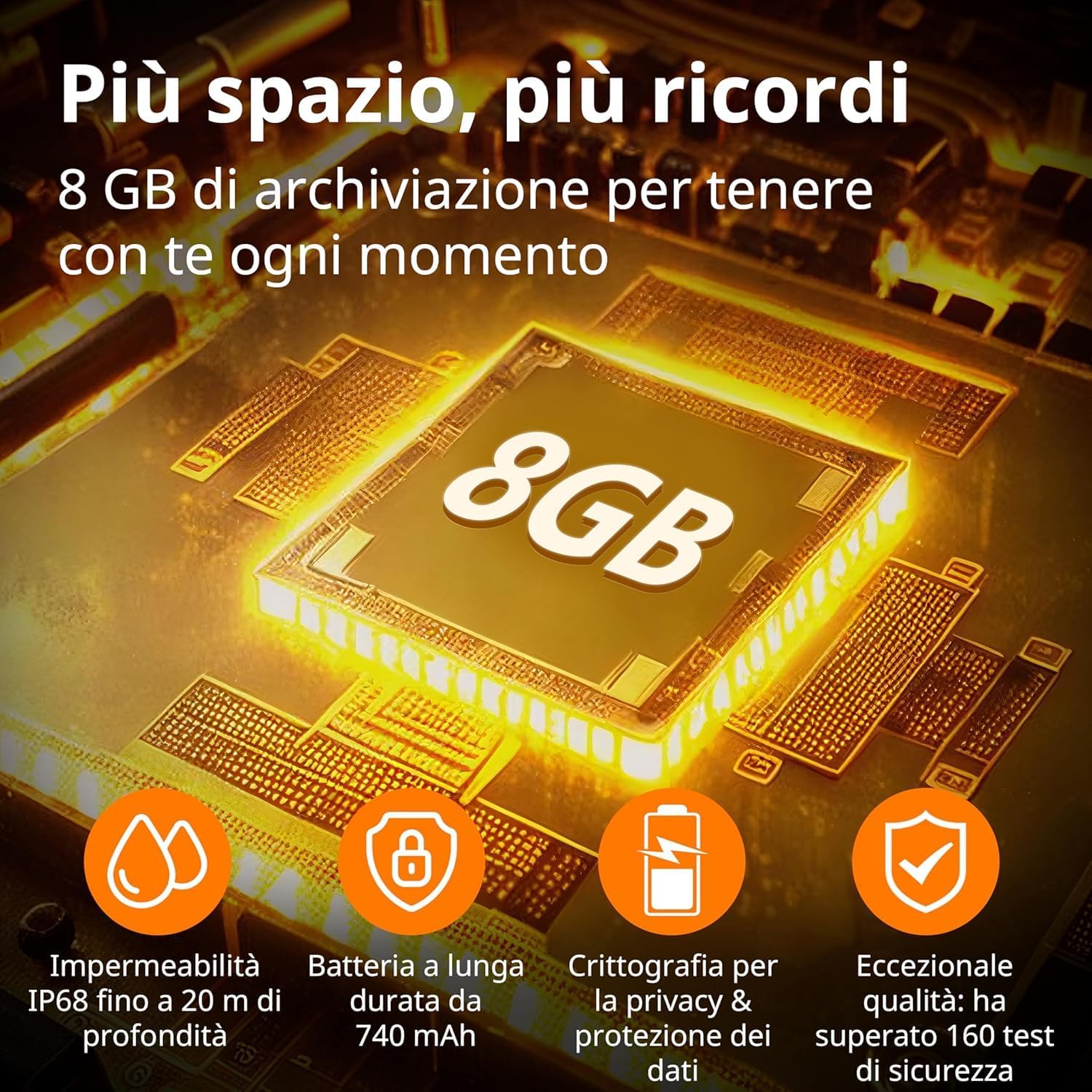Thumbnail 4 de imoo Watch Phone Z3: Smartwatch 4G per bambini con videochiamate HD, GPS in tempo reale e resistenza IPX8