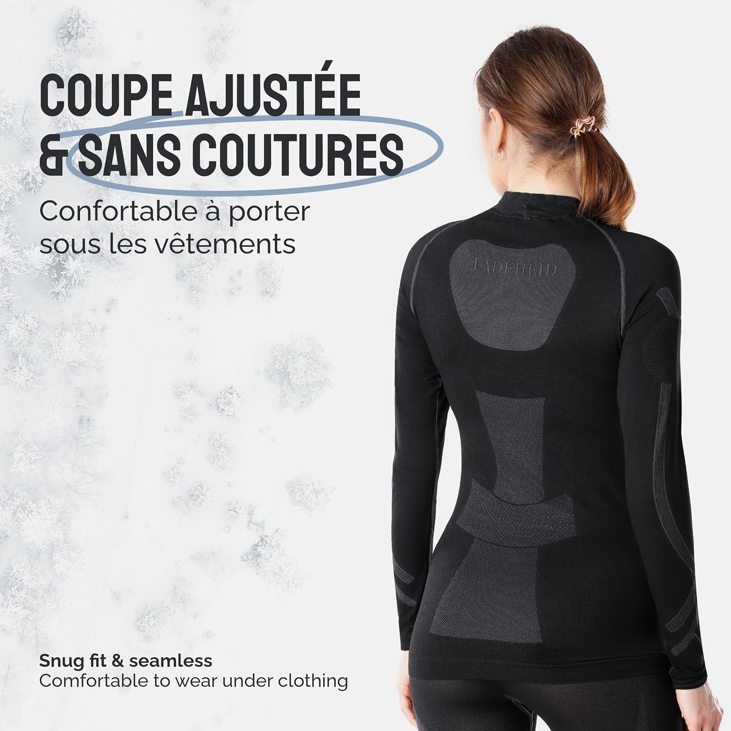 Detalle 2 de Ladeheid LAGI004 Shirt Thermique femme