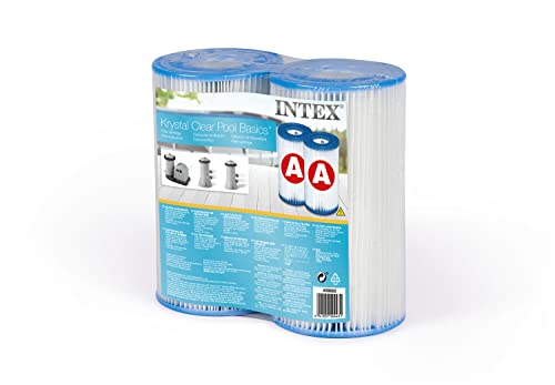 Detalle de Intex 29002 — Cartuchos Tipo A (2 unidades) para filtros de piscinas