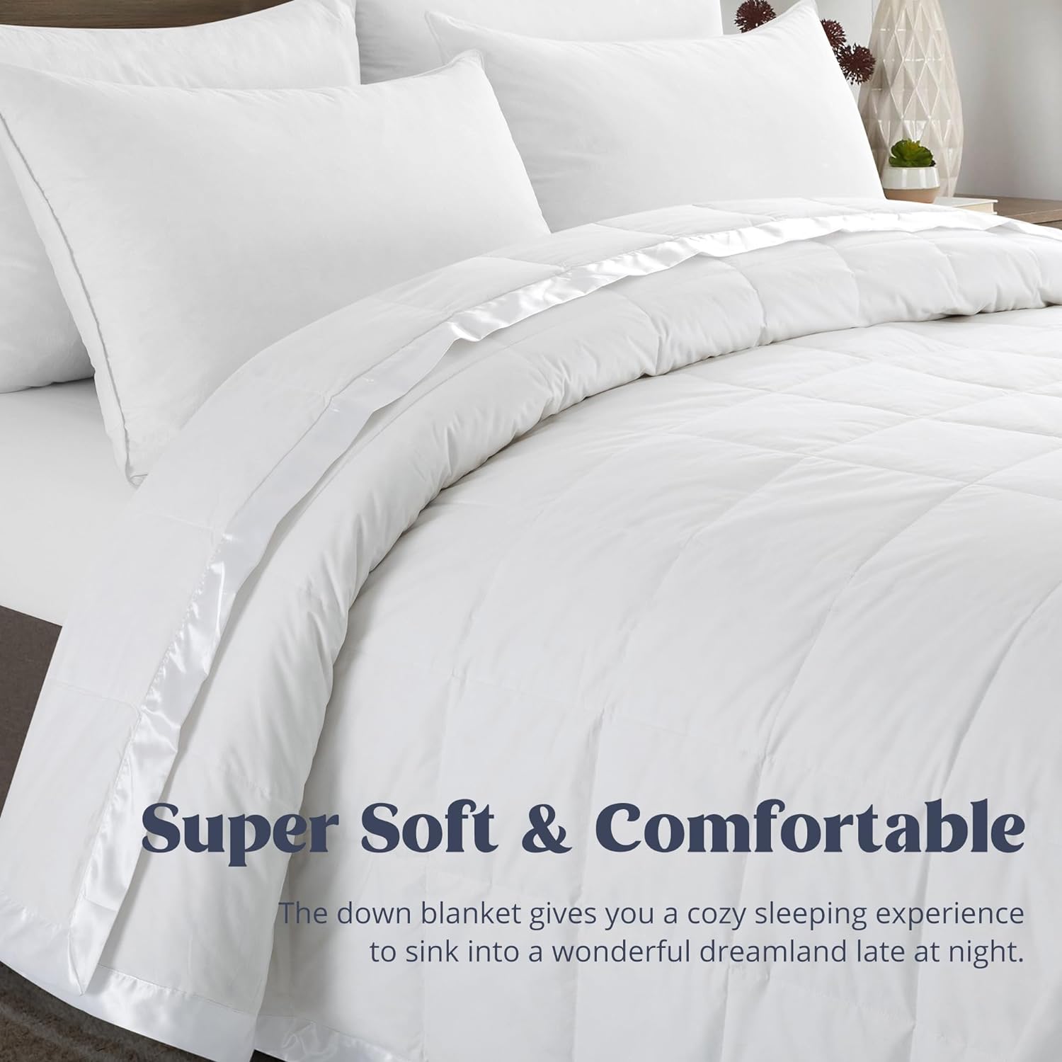 Detalle de puredown® Queen Blanket, 90" x 90"