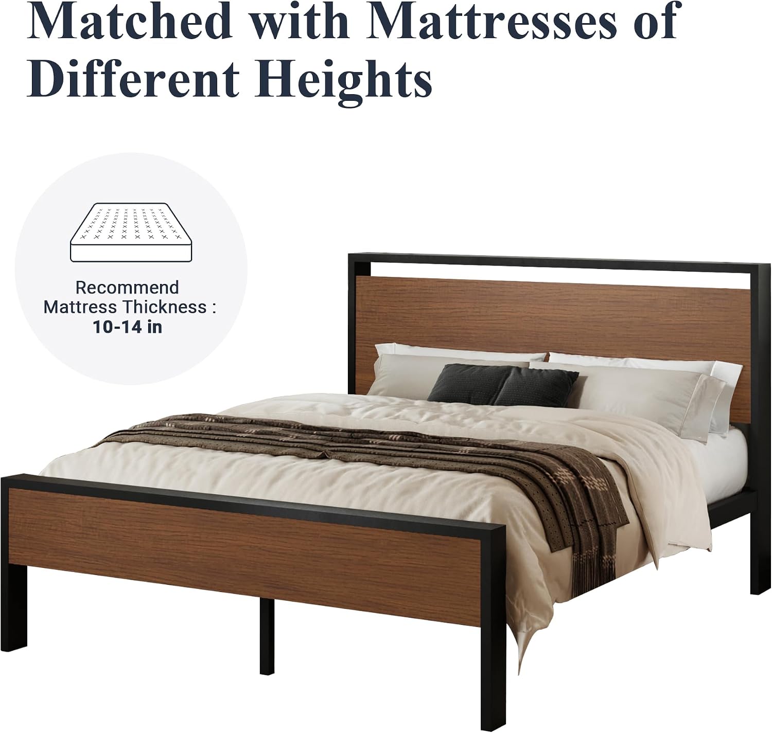 Thumbnail 6 de Allewie Bed Frame, Queen Size