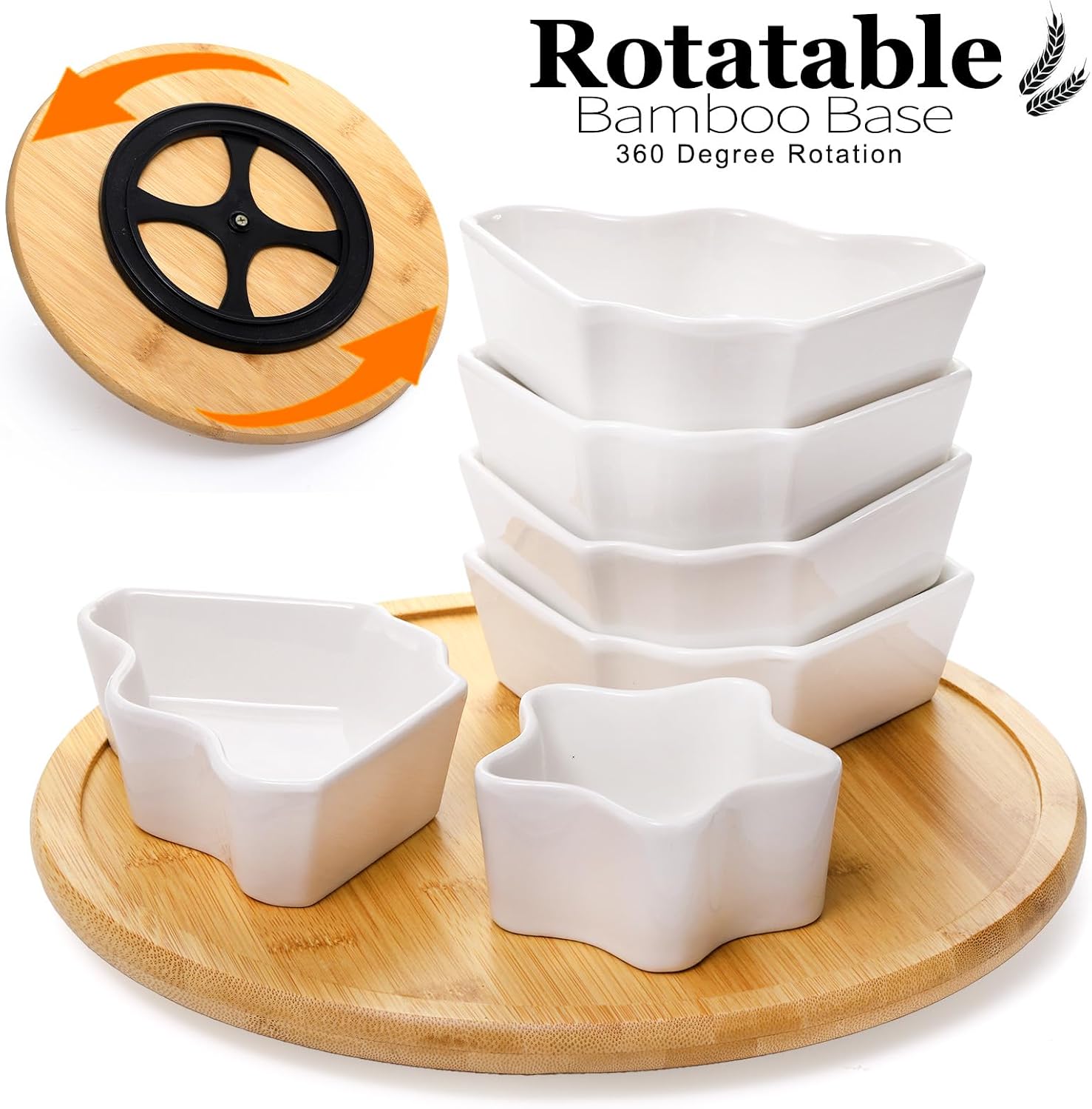 Detalle 2 de Foraineam Serving Platter 11-Inch