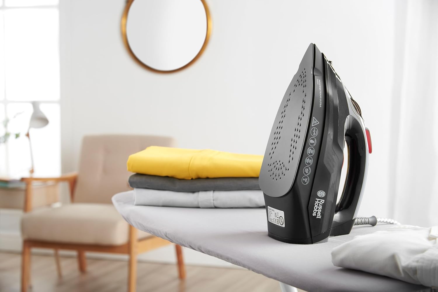 Thumbnail 4 de Russell Hobbs Dampfbügeleisen 3100 W (20630-56) mit Keramiksohle und Extra-Dampfstoß 210 g