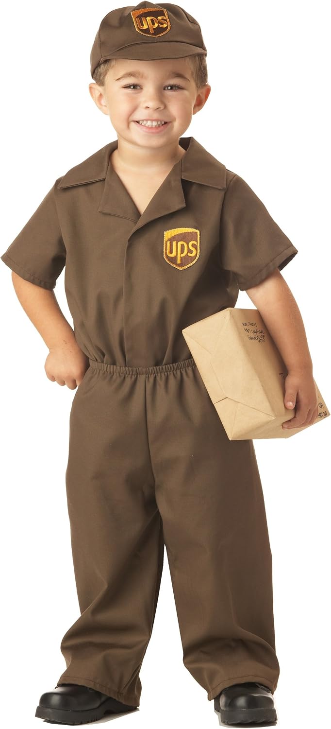 Detalle 1 de UPS Boy's Costume, Medium