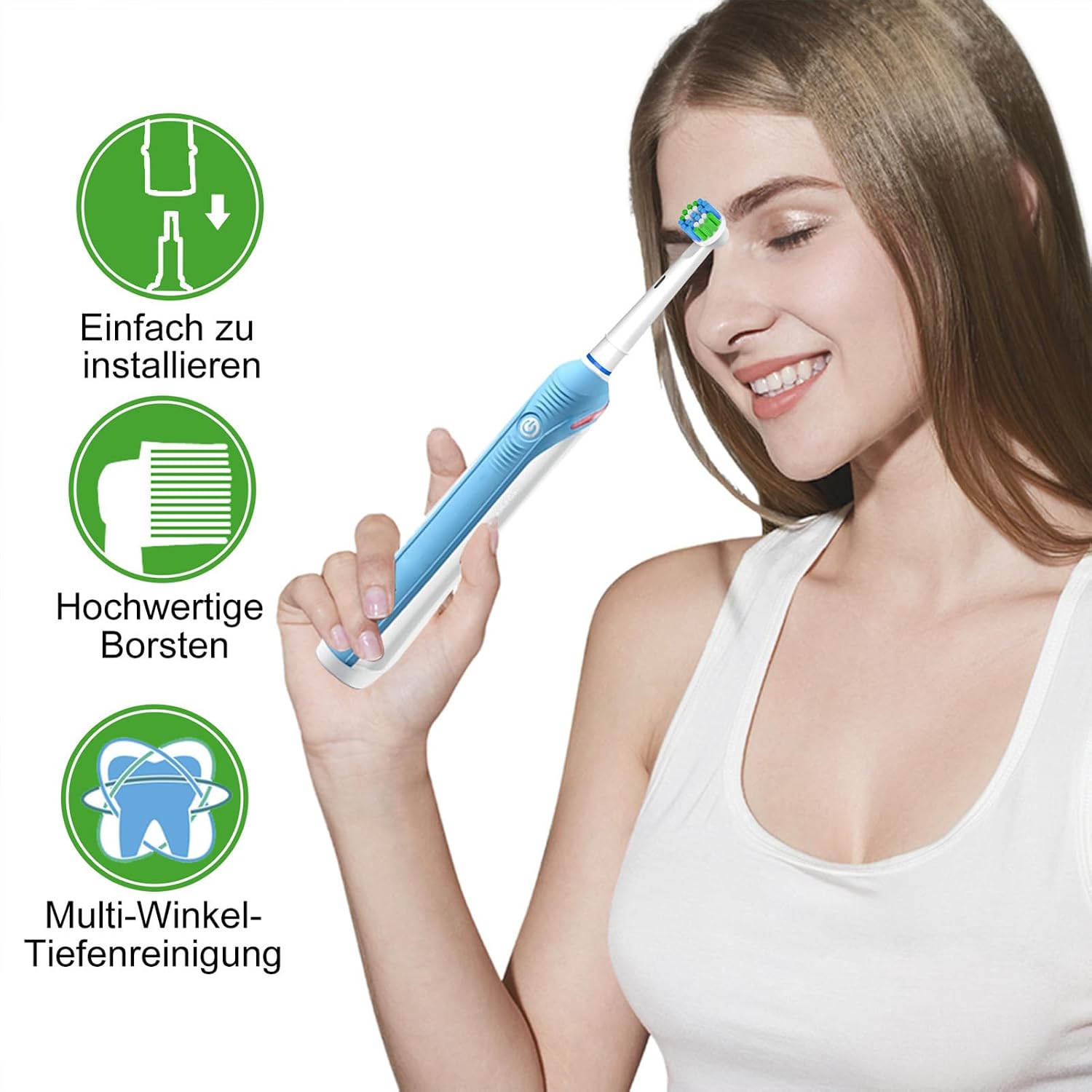 Detalle de Oral B kompatible Aufsteckbürsten 20 Stück