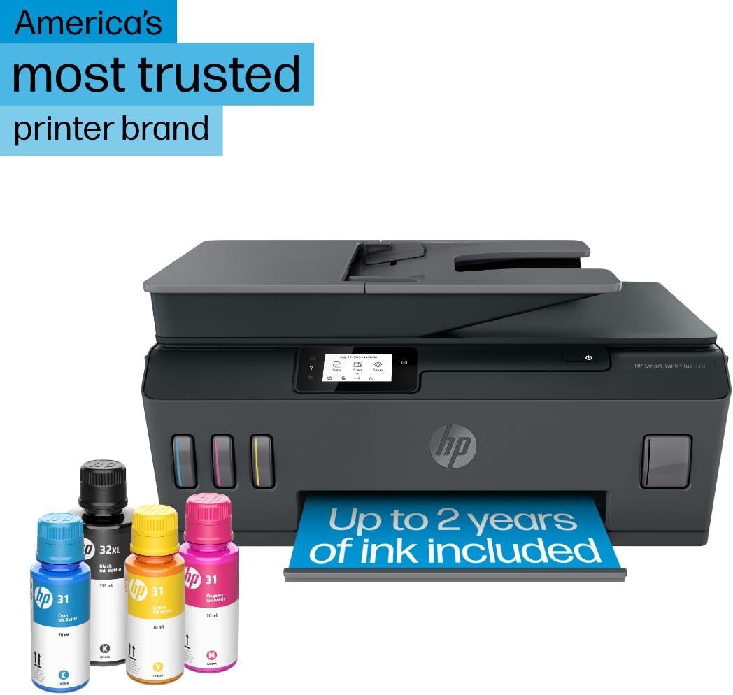 Thumbnail 1 de HP Smart Tank Plus 570 ink tank printer