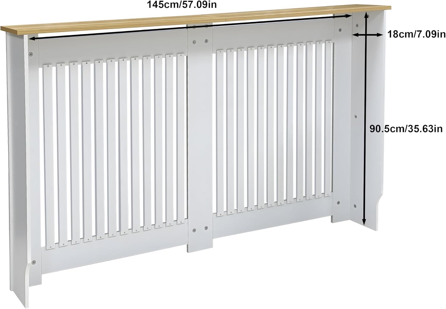 Thumbnail 1 de FATIVO radiator cover cabinet 92.5cm