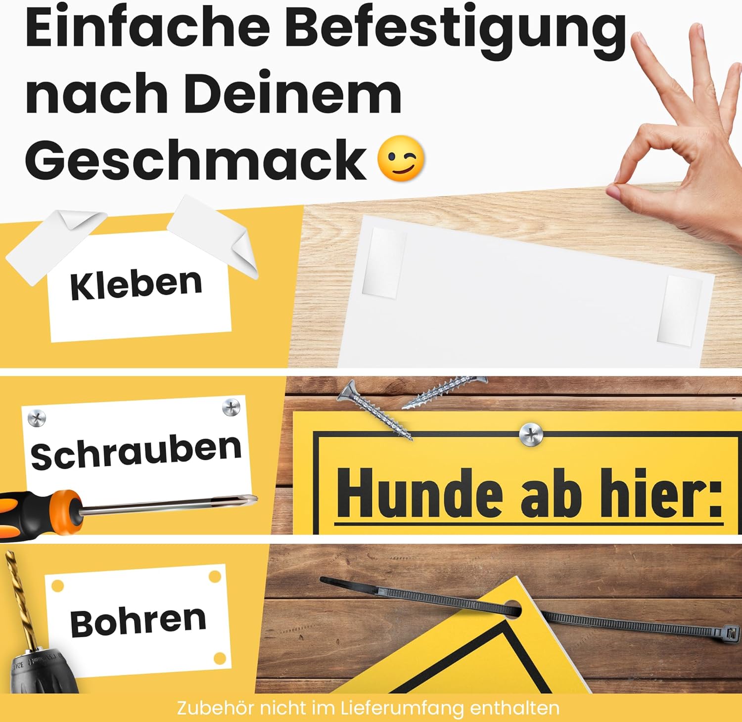 Thumbnail 5 de DankeDir! Hunde ab hier online Schild 30 x 20 cm 🐶