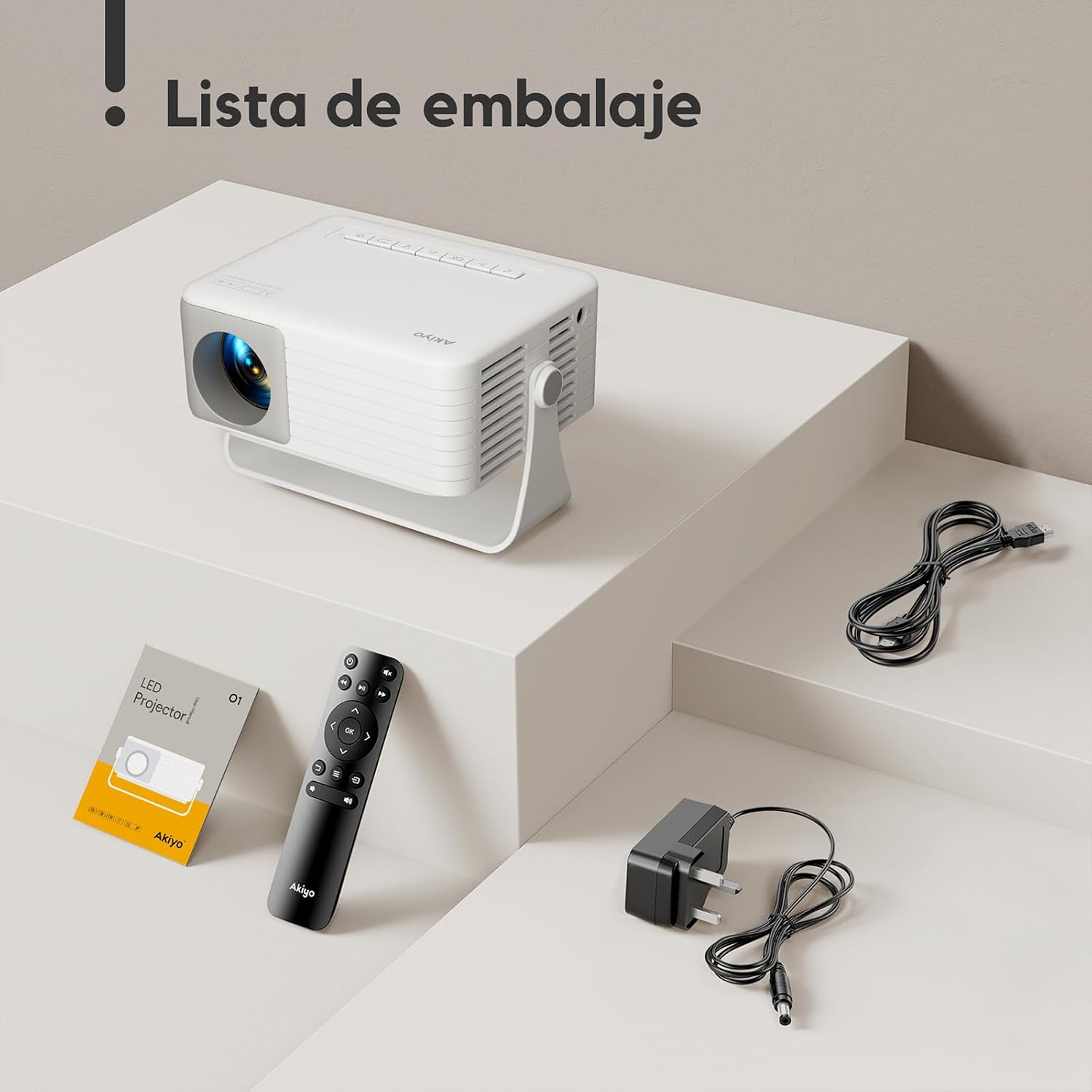 Thumbnail 6 de AKIYO Mini Proyector Portátil 8000 Lumens 🎥 Cine en Casa